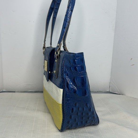 Ann Kline tote bag in spring colors. - Picture 2 of 9